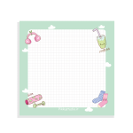 برگه شطرنجی و کیوت ماچا 40 برگ